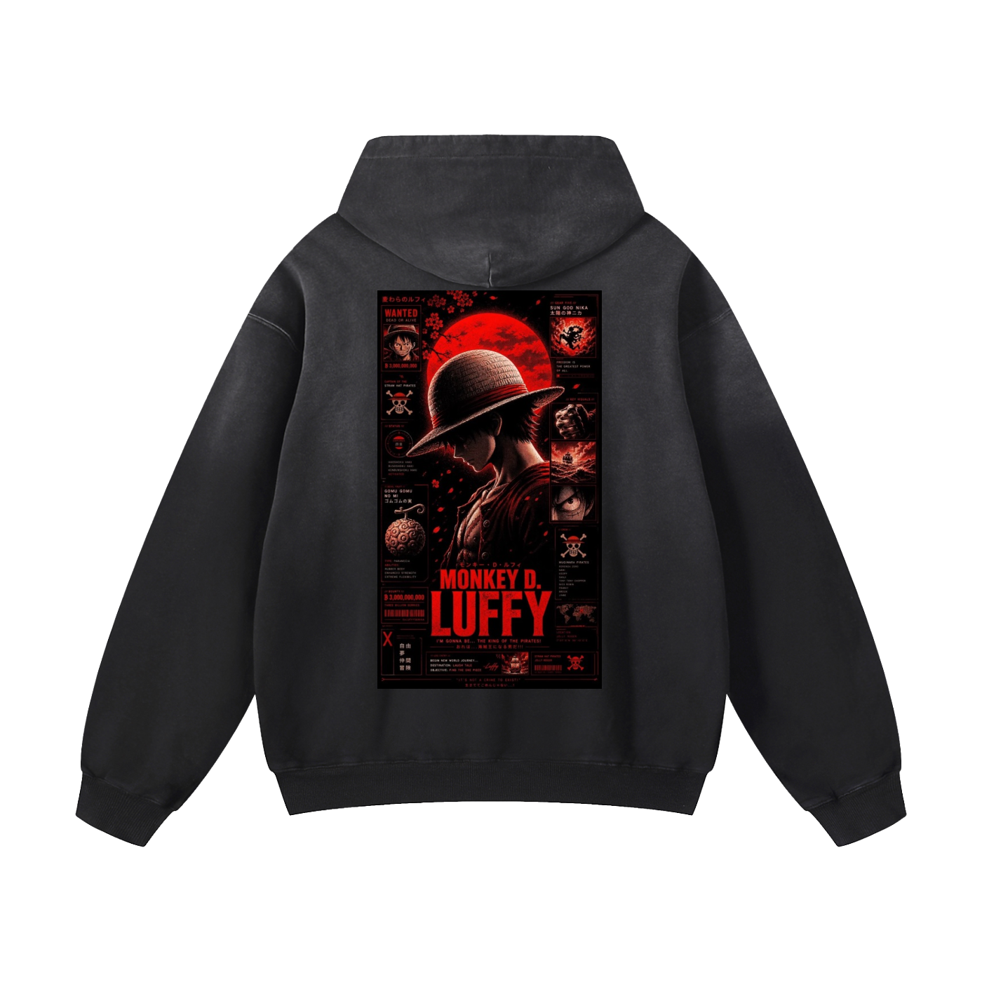 One piece Heavyweight Sunfade Oversized Hoodie