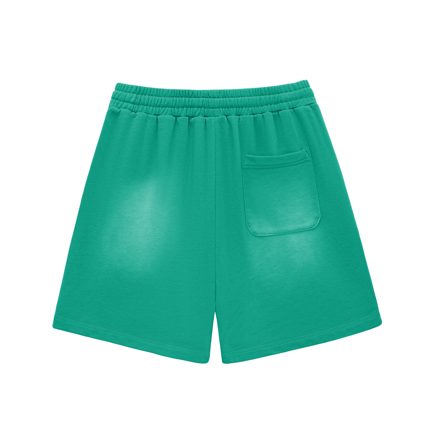 Zero logo Sun Fade Raw Edge Cotton Shorts